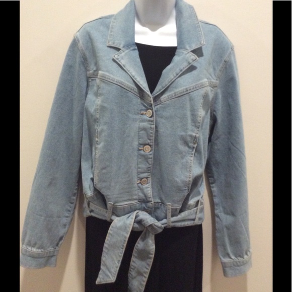 LC Lauren Conrad Jackets & Blazers - LAUREN CONRAD STONEWASH DENIM JACKET SIZE XL
